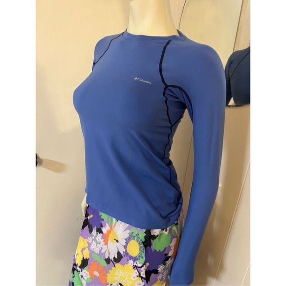 Columbia Women’s Omni-Heat™ Blue Midweight Baselayer Crew small - Picture 4 of 8